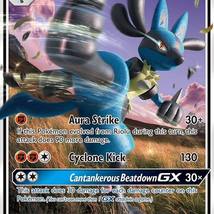 Lucario GX - SM100 - SM PROMO - LP 1