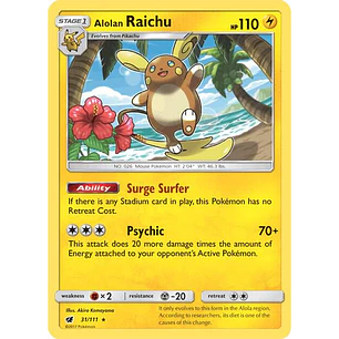 Alolan Raichu - 31/111 - Crimson Invasion