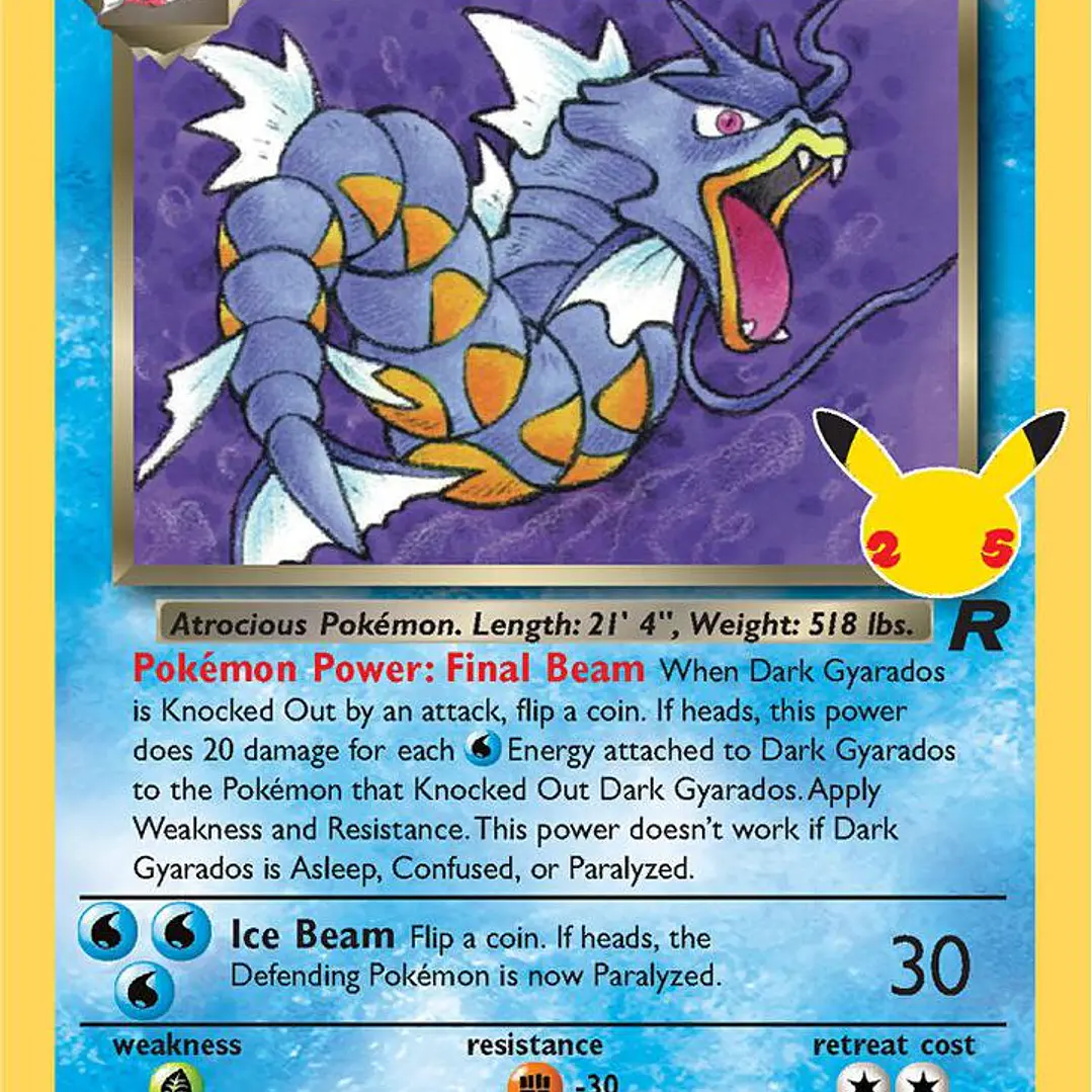 Dark Gyarados - 8/82 - Celebrations 1
