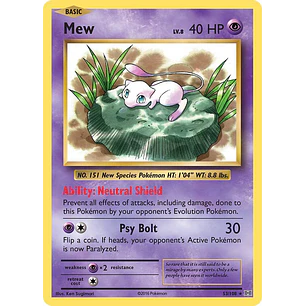 Mew - 53/108 - Evolutions - Holofoil