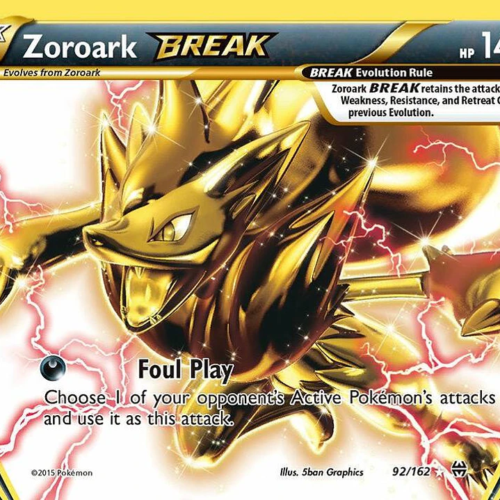Zoroark BREAK - 92/162 - BREAKthrough 1