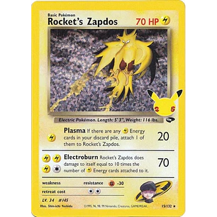 Rocket's Zapdos - 15/132 - Celebrations