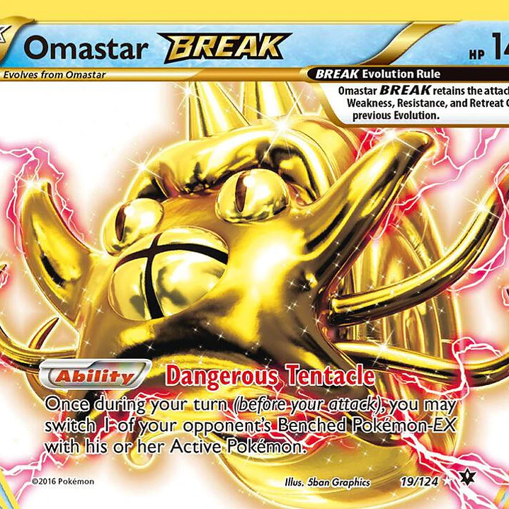 Omastar BREAK - 19/124 - Fates Collide 1