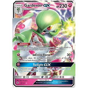 Gardevoir GX - 93/147 - Burning Shadows - Español