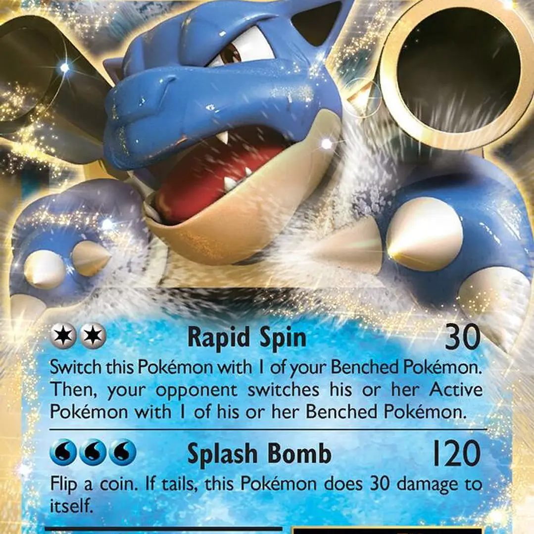 Blastoise EX - 21/108 - Evolutions 1