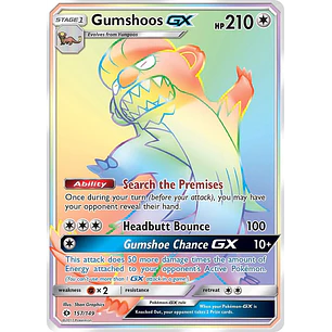 Gumshoos GX (Secret) -157/149 -  SM Base Set