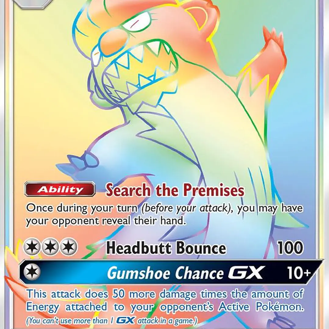 Gumshoos GX (Secret) -157/149 -  SM Base Set 1