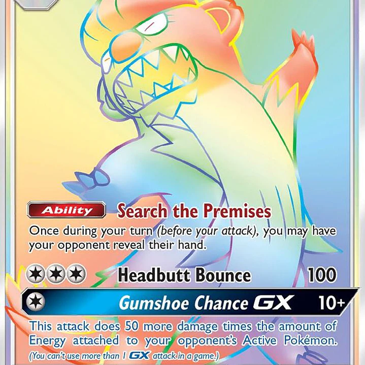 Gumshoos GX (Secret) -157/149 -  SM Base Set 1