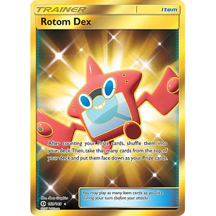 Rotom Dex (Secret) - 159/149 - SM Base Set