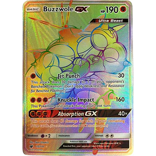 Buzzwole GX (Secret) - 115/111 - Crimson Invasion - MP