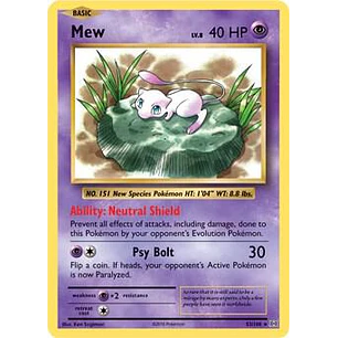 Mew - 53/108 (XY Evolutions) - Deck Exclusives - LP