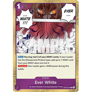 014076 OP14-076 Ever White