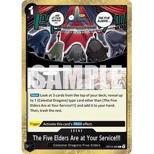 013096 OP13-096 The Five Elders Are at Your Service!!!