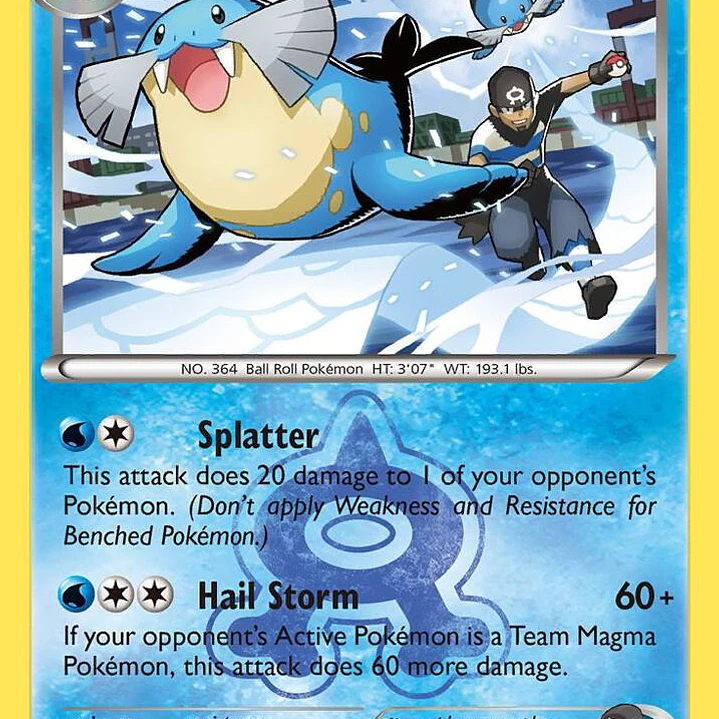 Team Aqua's Sealeo - Double Crisis - Reverse Holofoil - MP 1