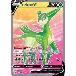Virizion V (Full Art) - SWSH10: Astral Radiance