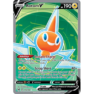Rotom V (Full Art) - SWSH11: Lost Origin