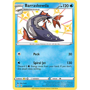Barraskewda - Shining Fates: Shiny Vault