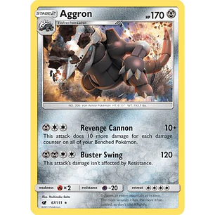 Aggron - SM - Crimson Invasion - Holofoil