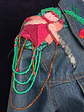 Chaqueta bordada a mano colibries - Miniatura 3