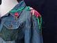 Chaqueta bordada a mano colibries - Miniatura 4