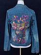 Chaqueta gato bordada a mano - Miniatura 1