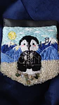 Bolsillo prendedor  bordado pingüino  - Miniatura 1