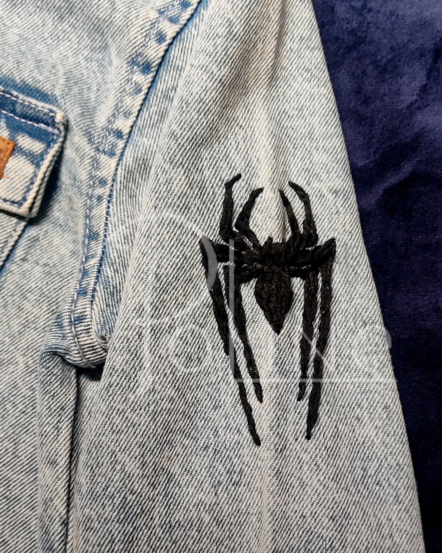 Camisa de jeans spiderman  3