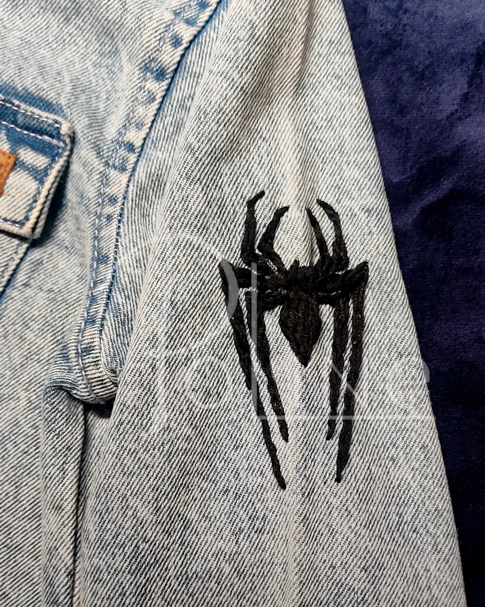 Camisa de jeans spiderman  3