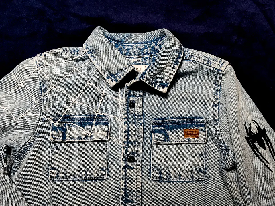 Camisa de jeans spiderman  4