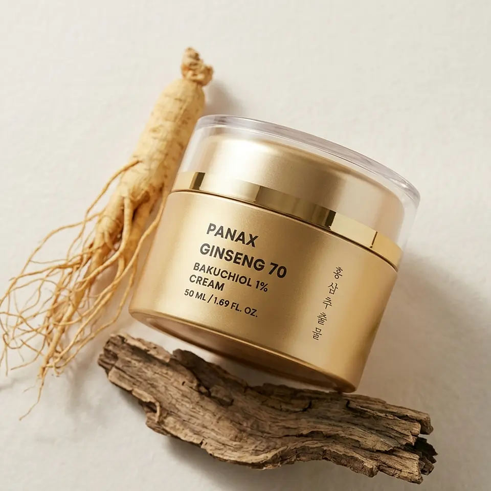 Harumi Panax Ginseng 70 Bakuchiol 1% Ectoin 1% Cream 1