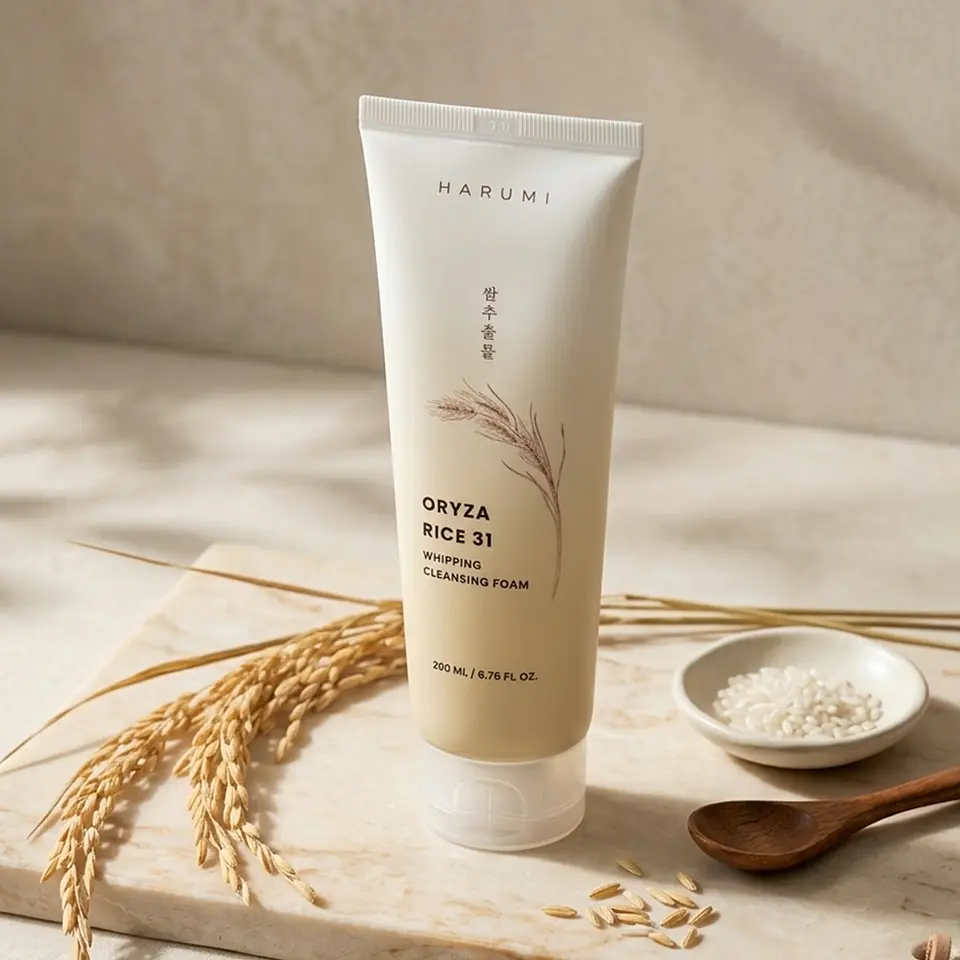 Harumi Oryza Rice 31 Whipping Cleansing Foam 1