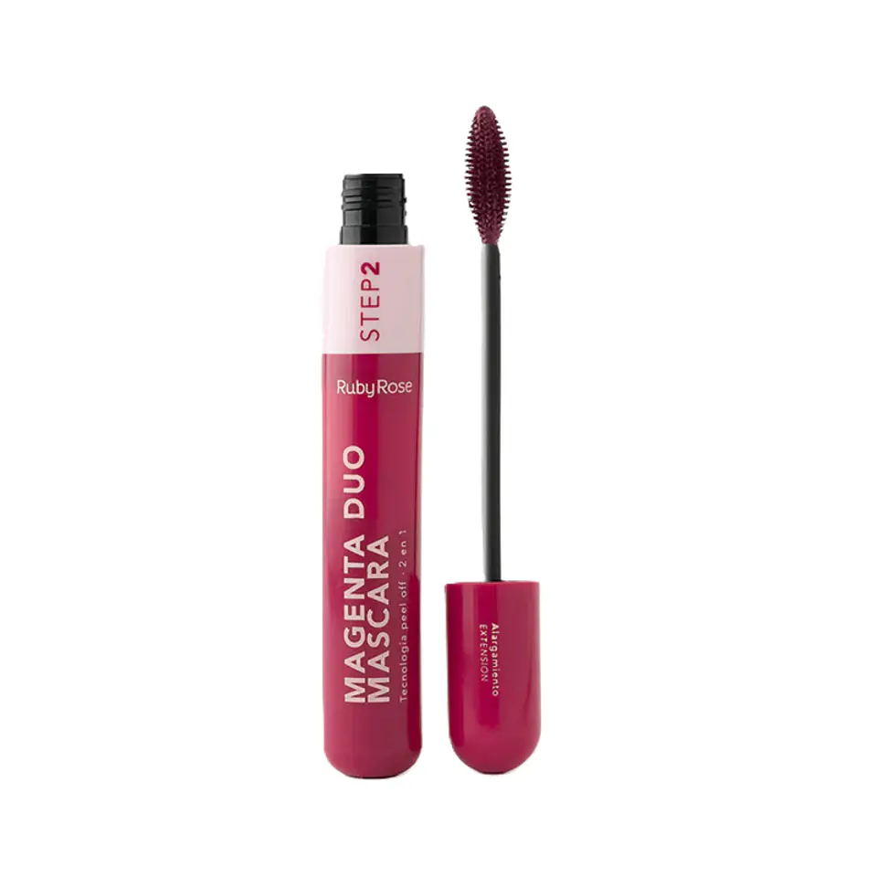 Ruby Rose Pestañina Magenta Volumen y Alargamiento 5.3 ml 1
