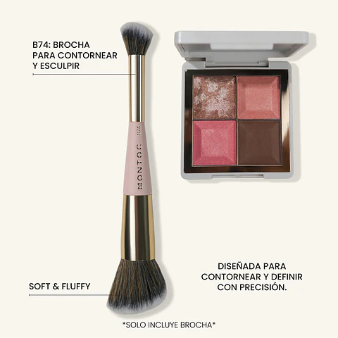 Montoc Brocha Doble Humide Sculpting B74