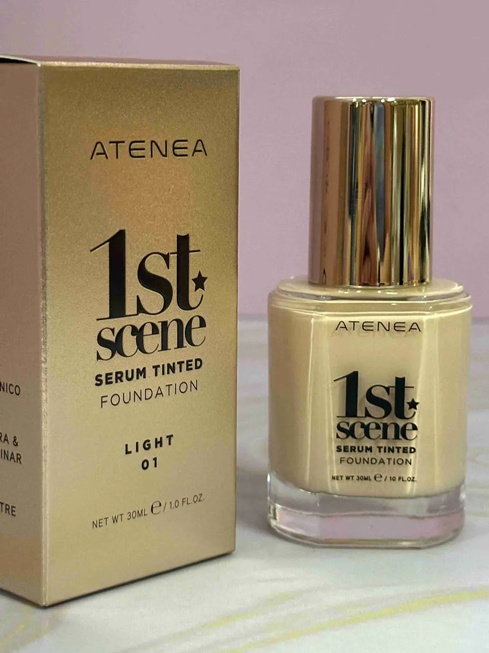 Atenea Serum Tinted Foundation 1st Scene 30 ml Base Tipo Tinta 2