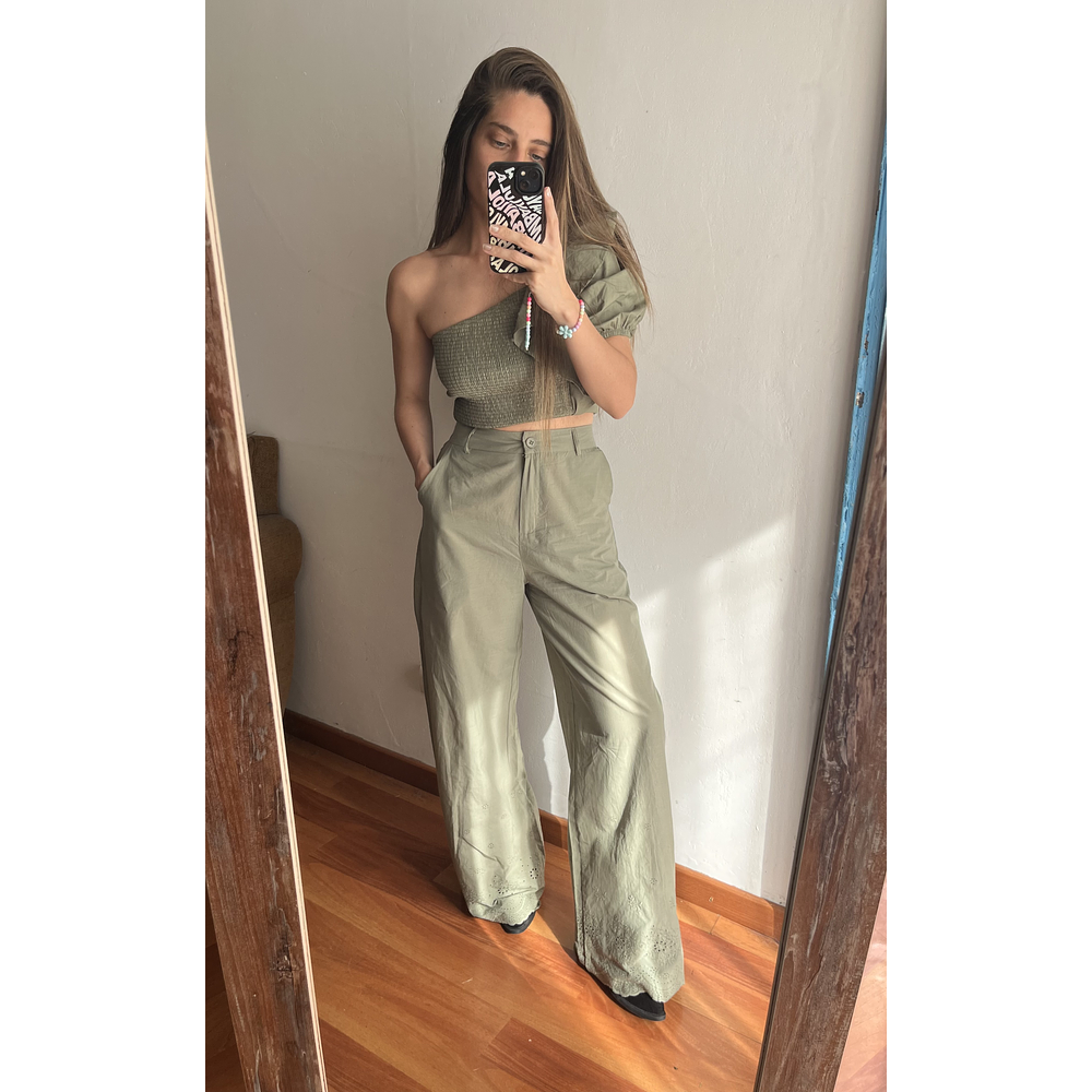 Pantalón broderie 🌺