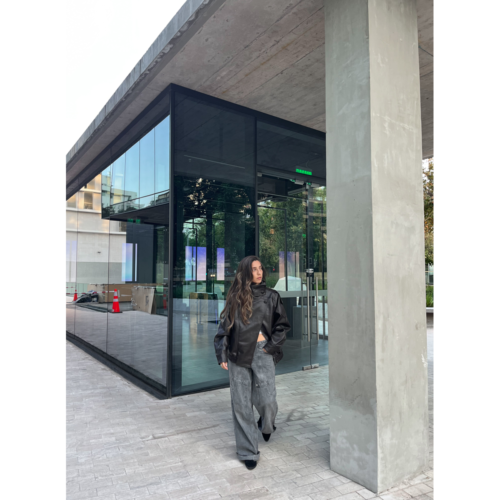 Chaqueta Funnel neck 