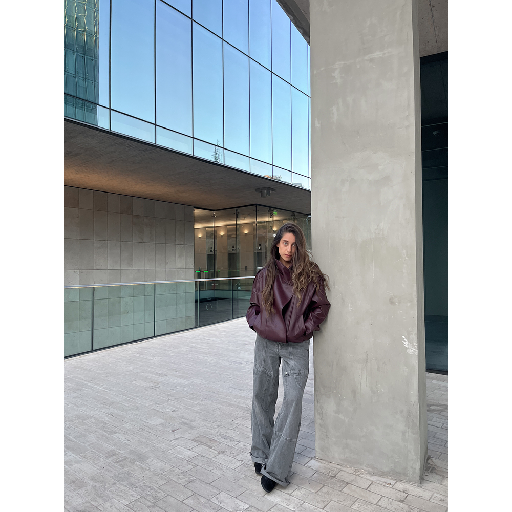 Chaqueta Funnel neck 