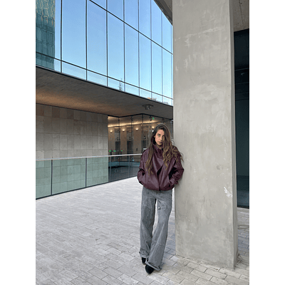 Chaqueta Funnel neck 