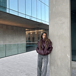 Chaqueta Funnel neck 