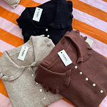 Sweater cuello bobo