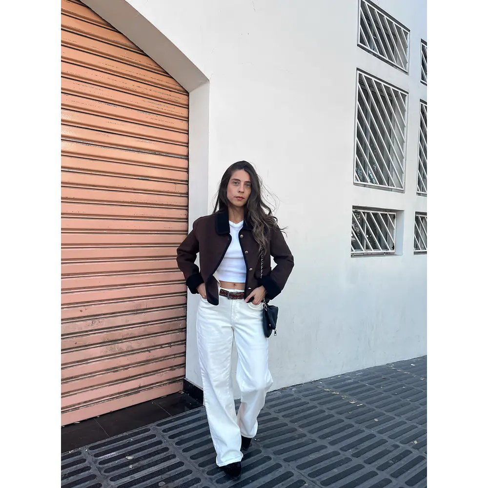 Chaqueta cuello bobo