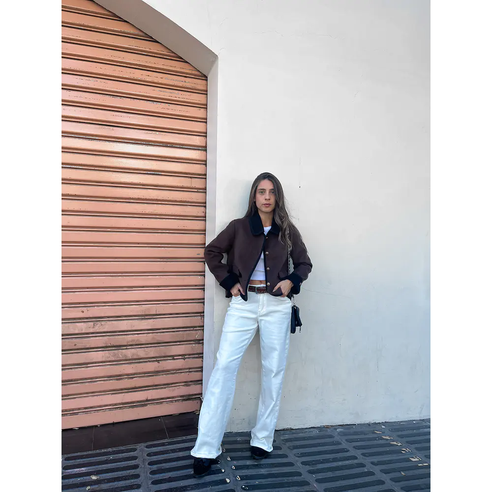 Chaqueta cuello bobo