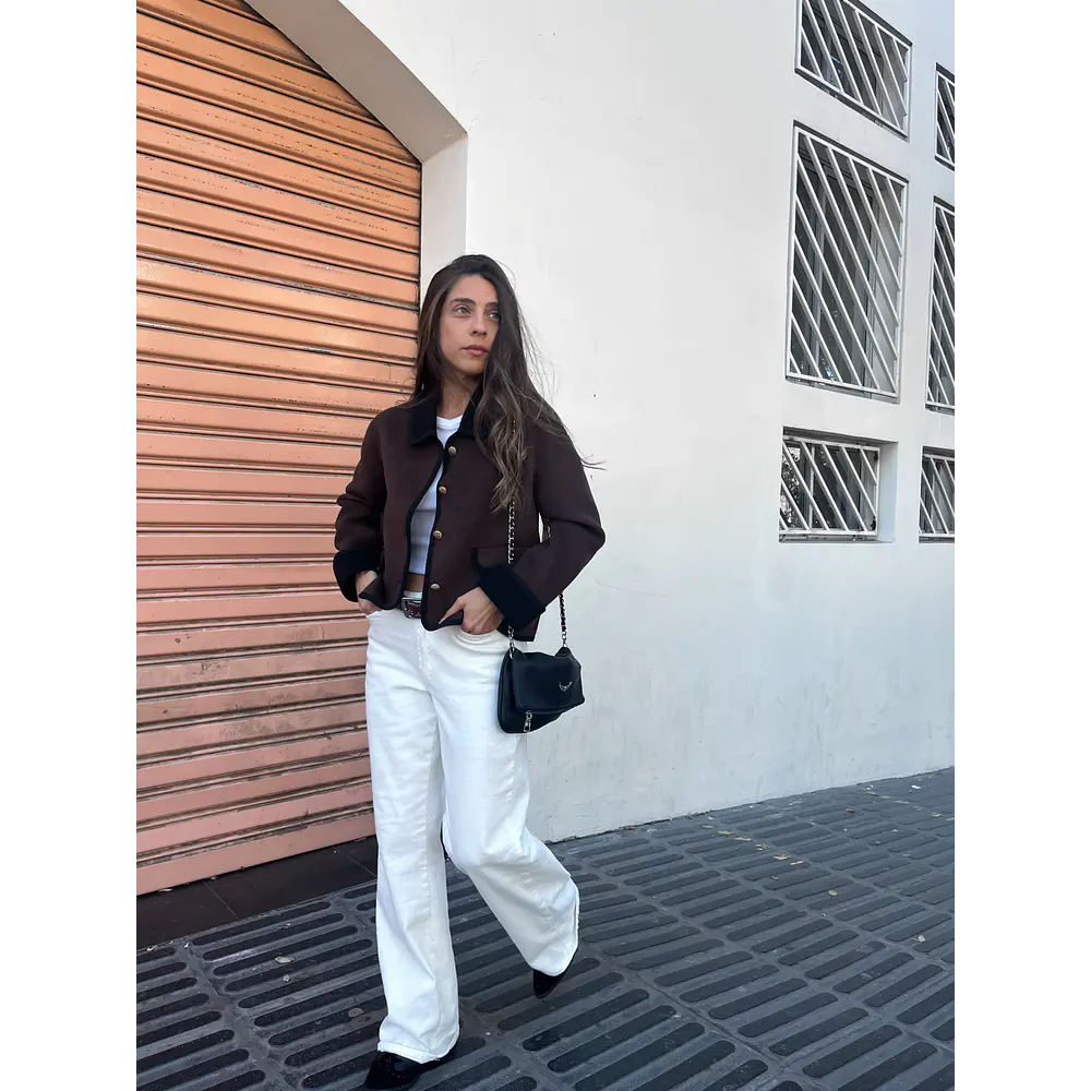 Chaqueta cuello bobo