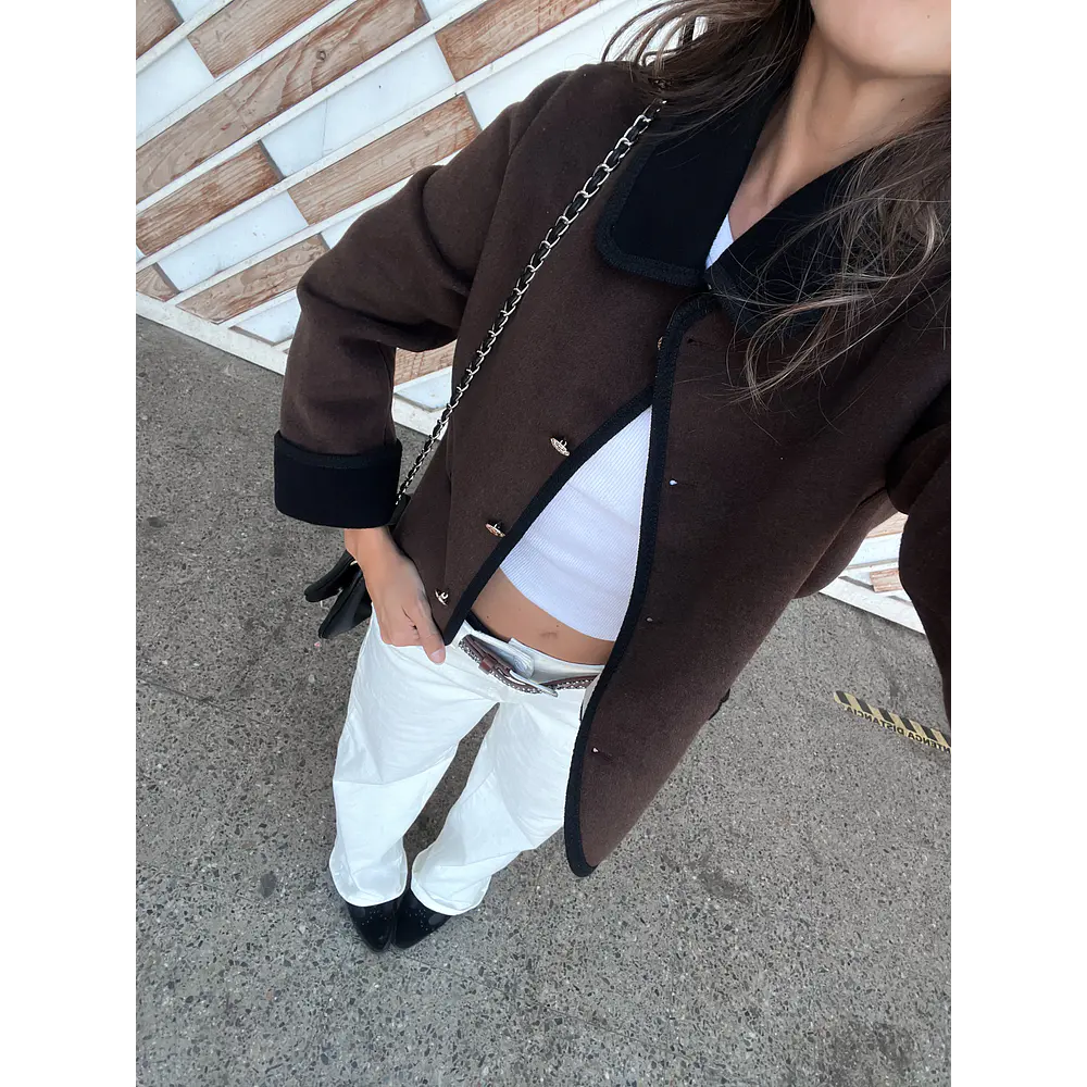 Chaqueta cuello bobo