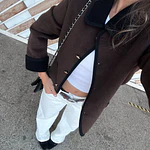 Chaqueta cuello bobo