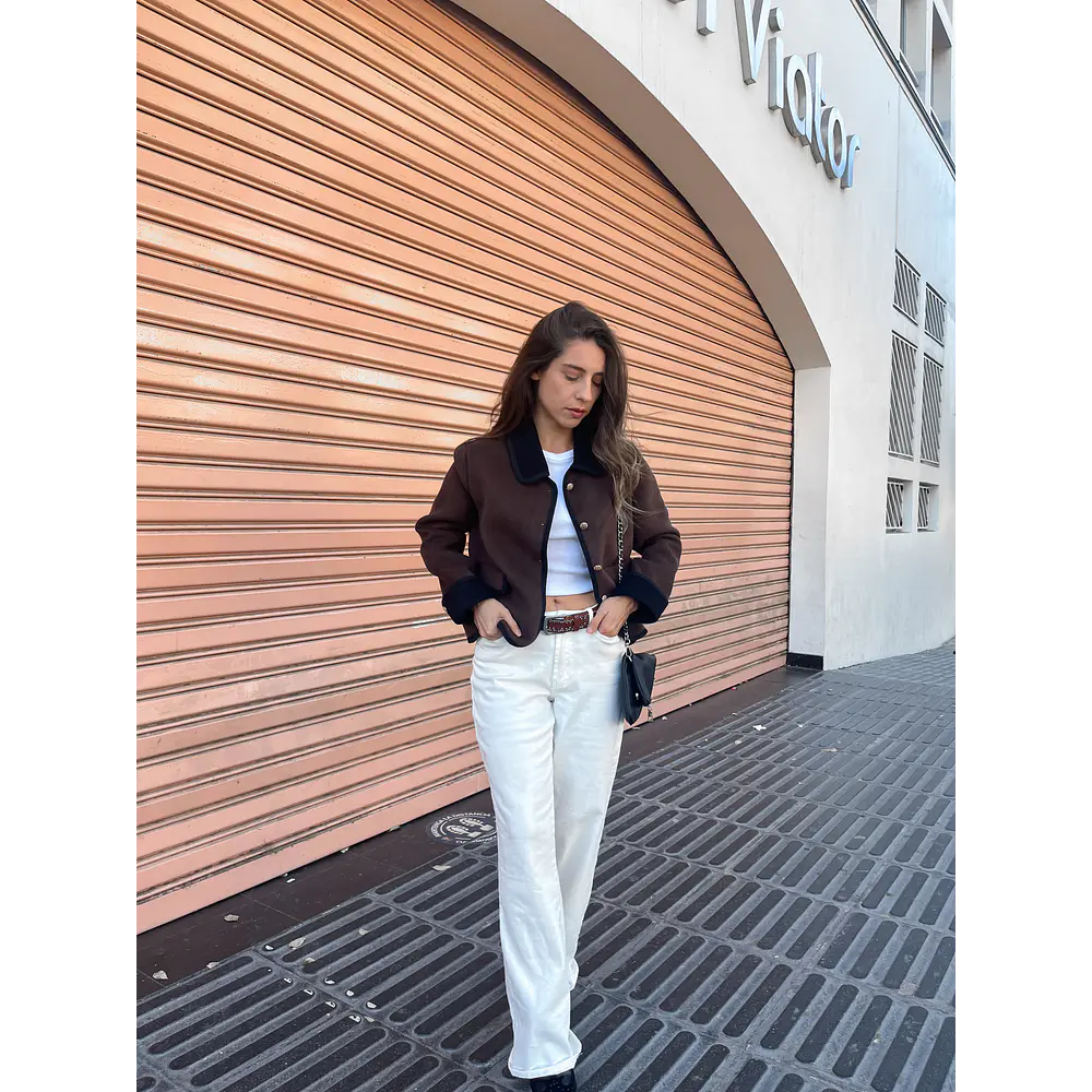 Chaqueta cuello bobo