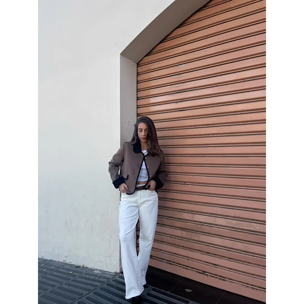 Chaqueta cuello bobo