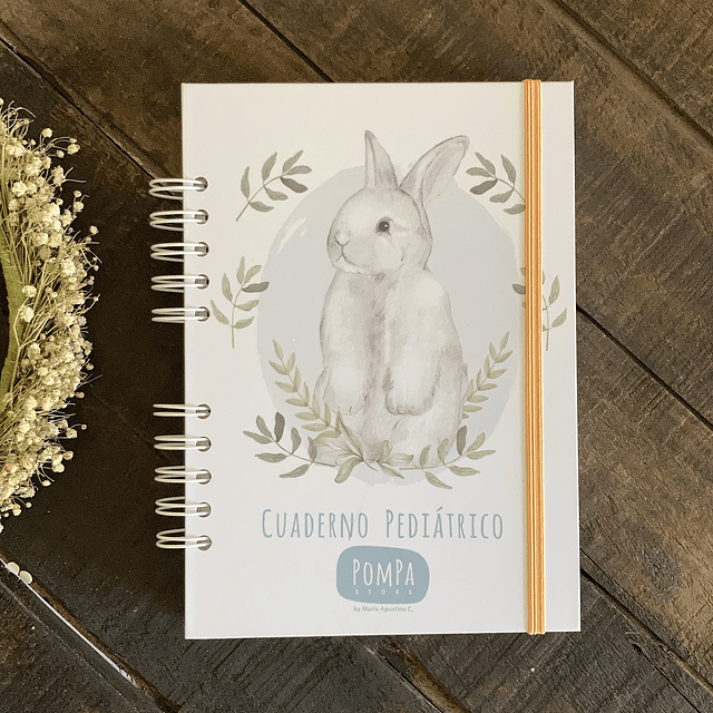 Cuaderno Pediátrico Conejo Hojas