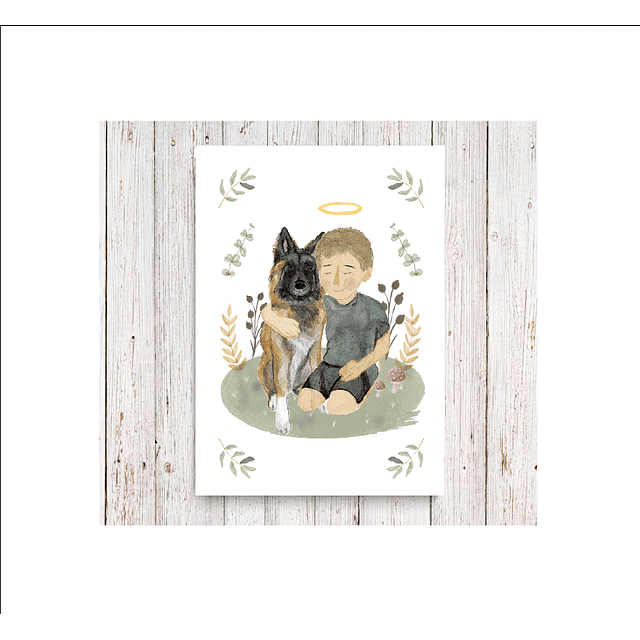 Santito Niño Perrito Peludo