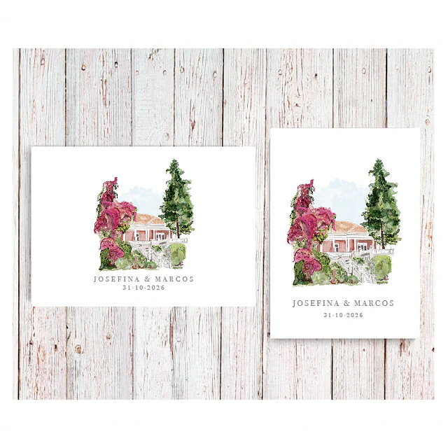 TARJETA DE AGRADECIMIENTO MATRIMONIO CASONA SANTA RITA